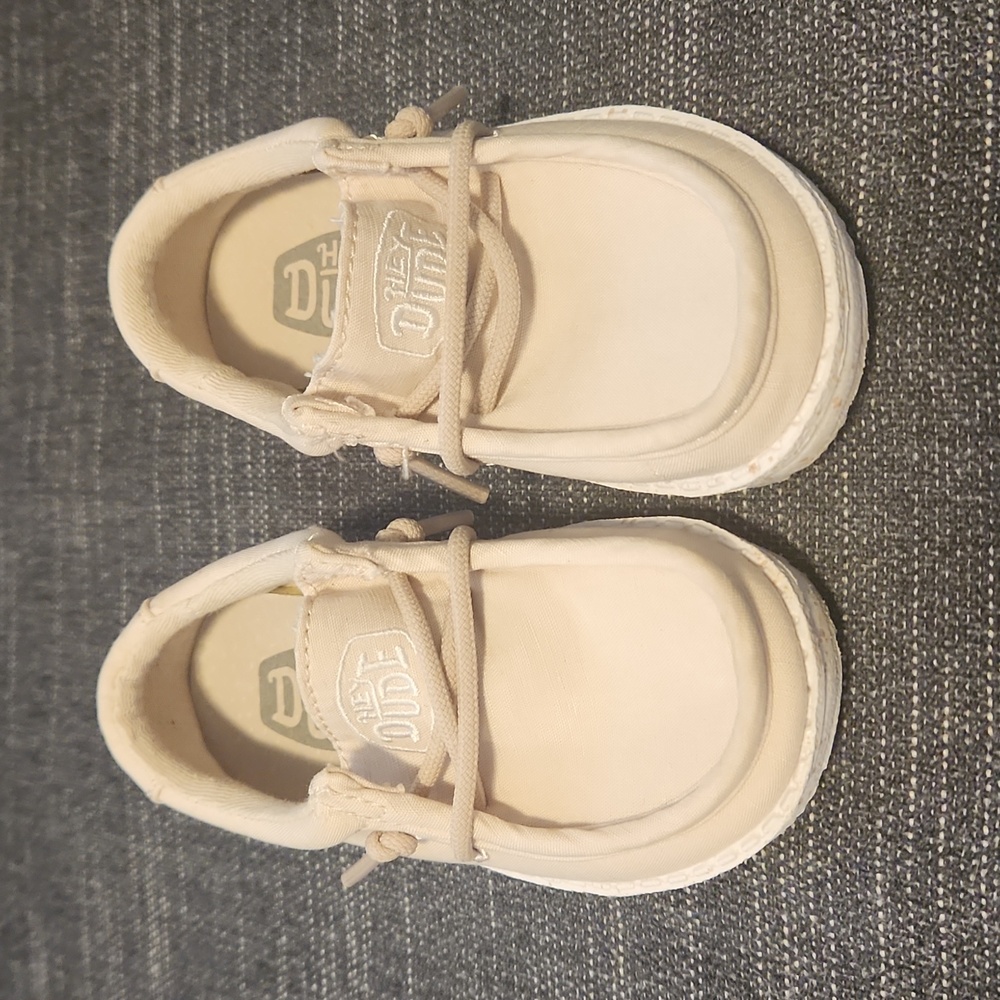 Hey Dude Toddler Wally slub canvas K7